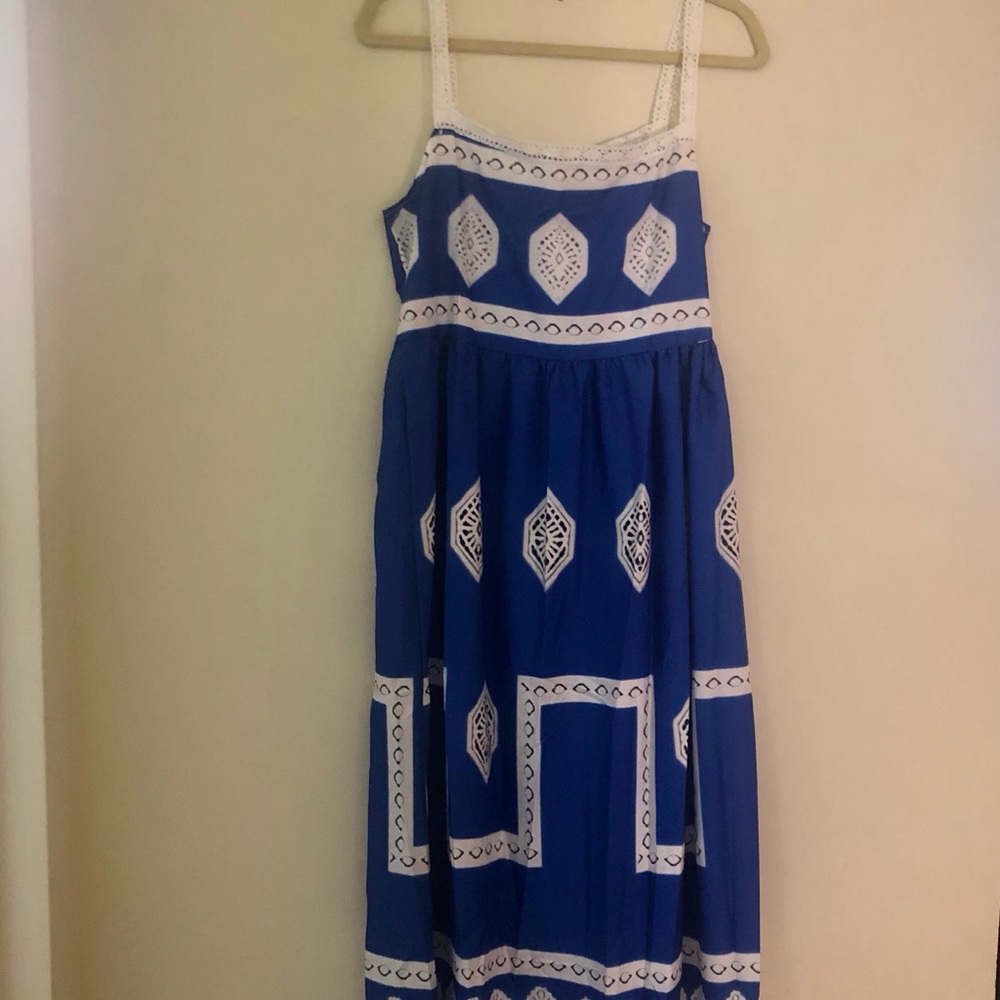 Long printed dress